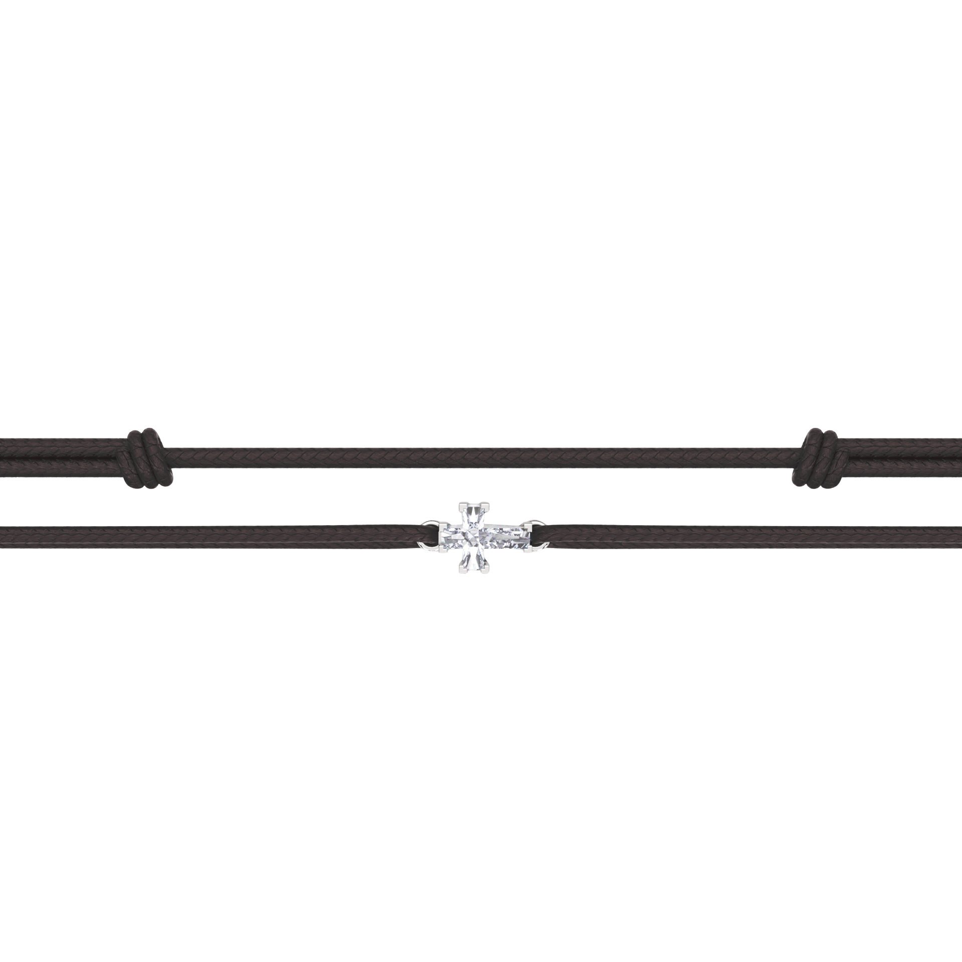 ETERNAL CROSS CORD BRACELET