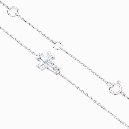 Load image 1 in gallery view. ETERNAL CROSS CHAIN BRACELET