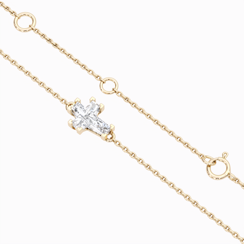 Load image 1 in gallery view. ETERNAL CROSS CHAIN BRACELET